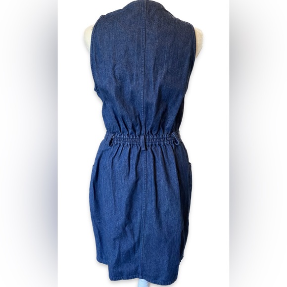 Vintage Blue Jean Dress - Picture 2 of 3